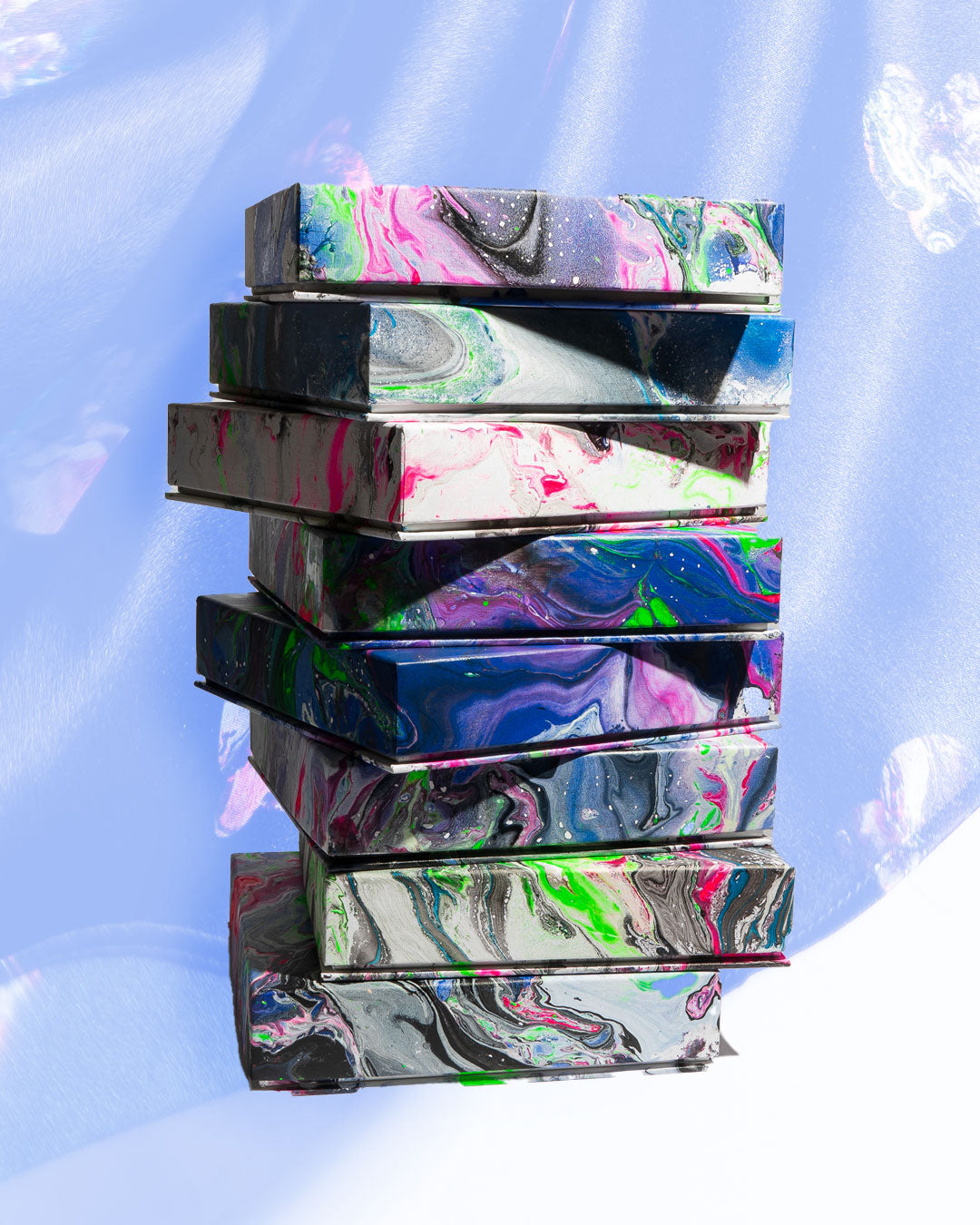 SILK SCARF - Black Flower