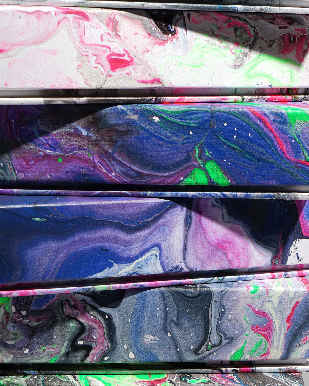 SILK SCARF - Black Flower