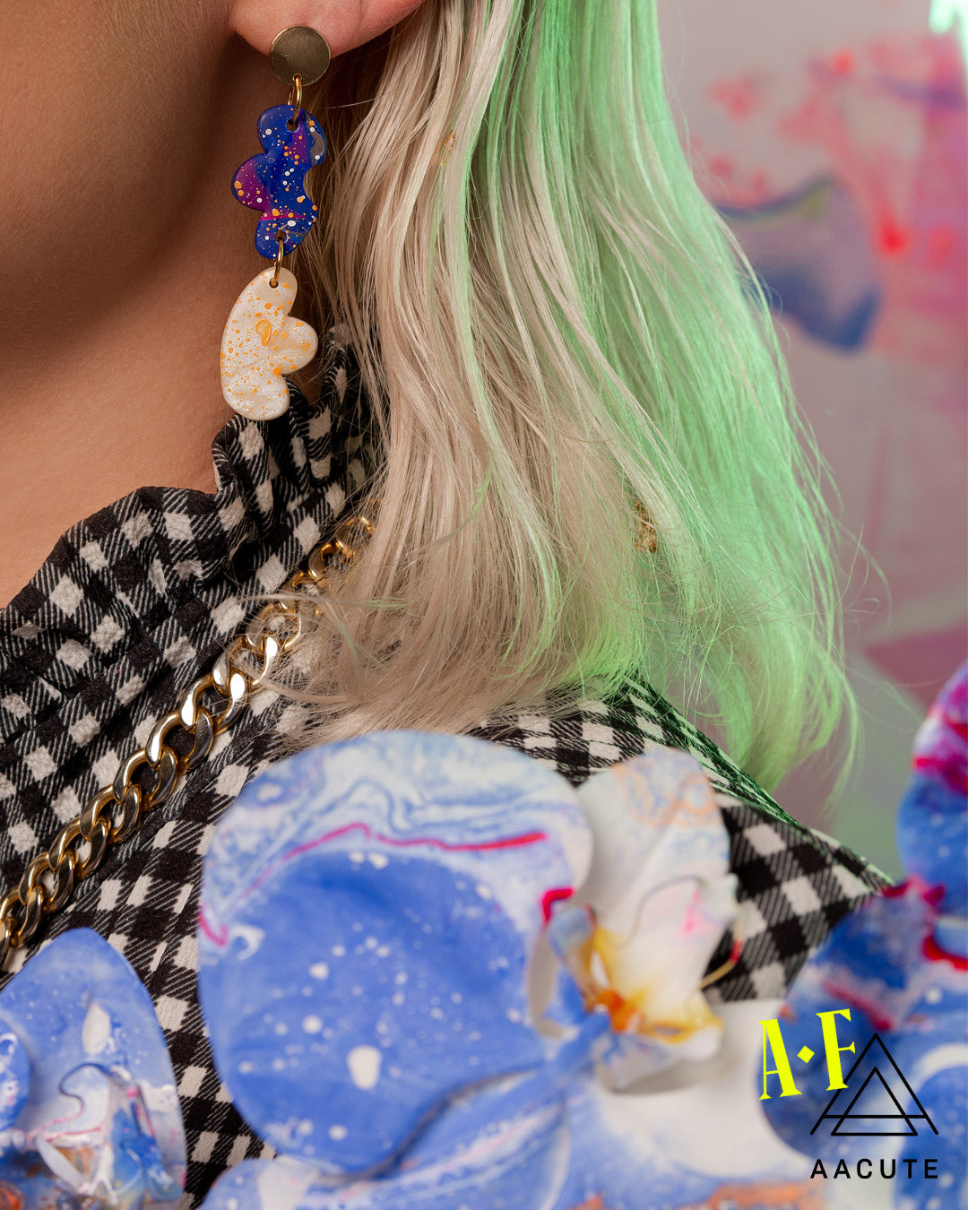 AF x AACUTE - BRIGHT BLUE/PEARL