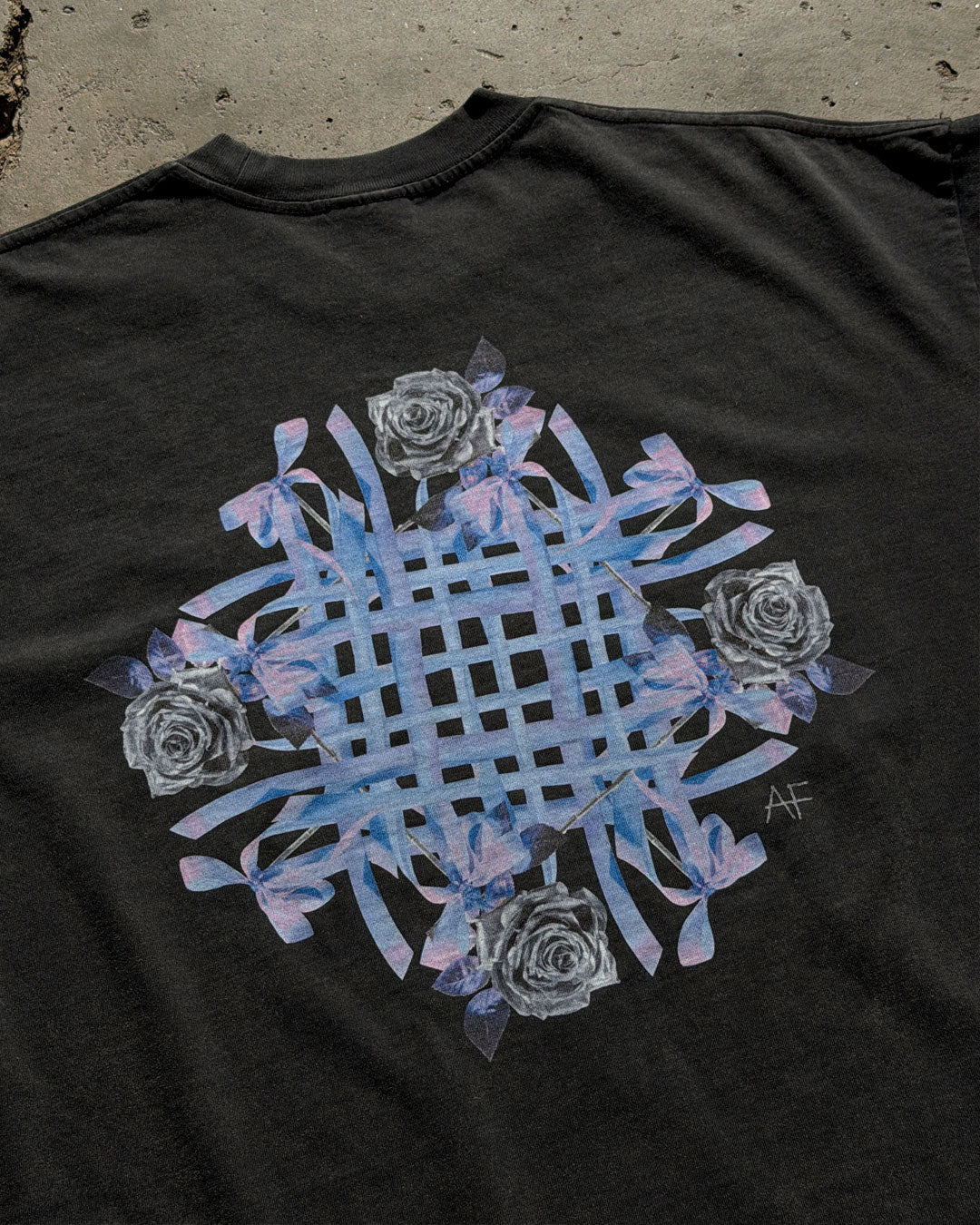 Chrome Rose Knot Tee