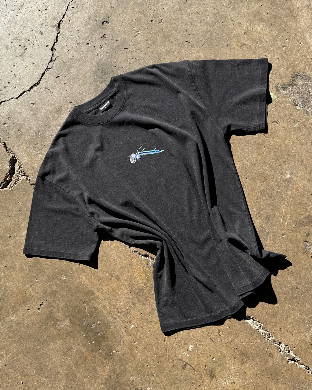 Chrome Rose Knot Tee