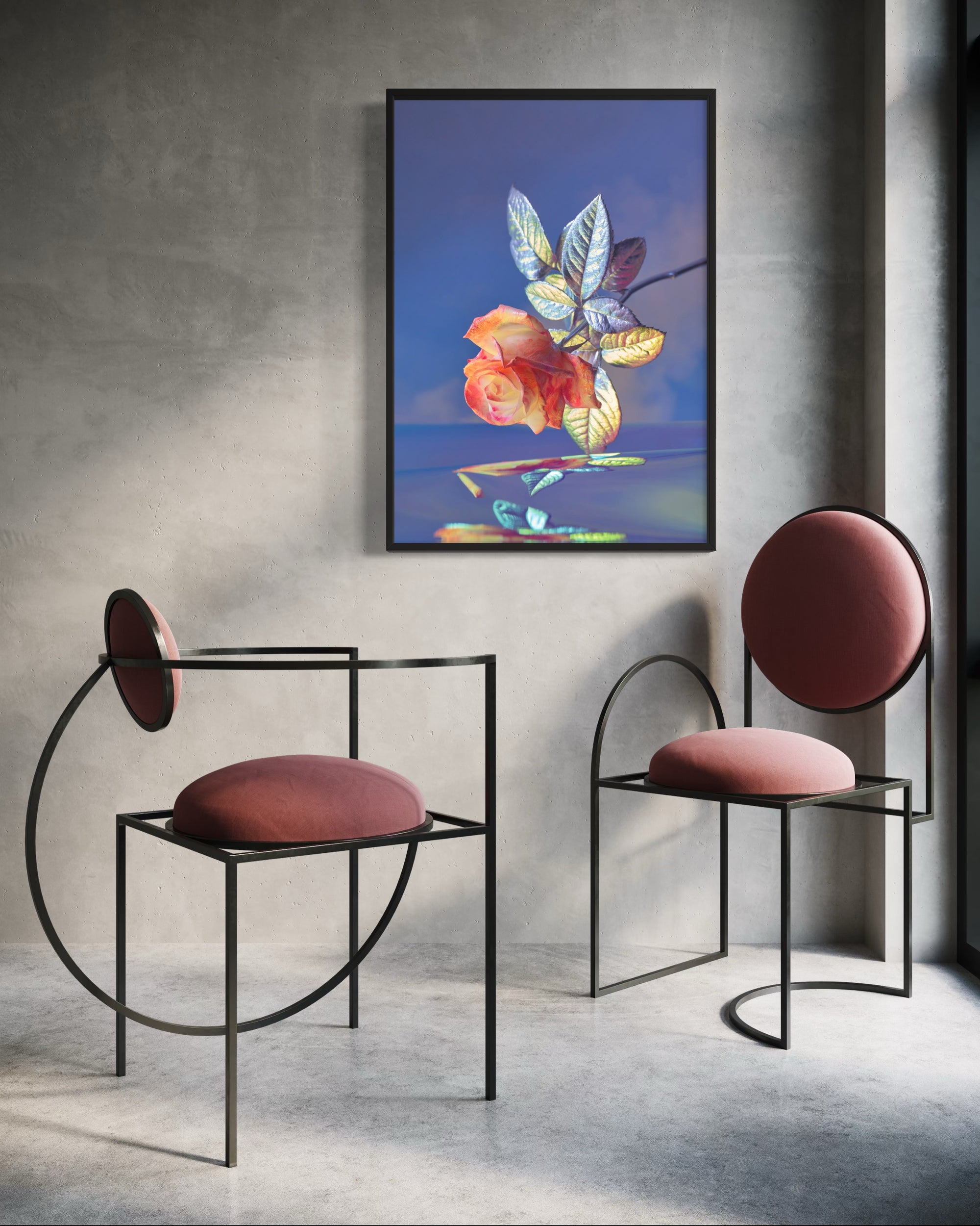 In The Clouds Fine Art Print - Sunrise Rose