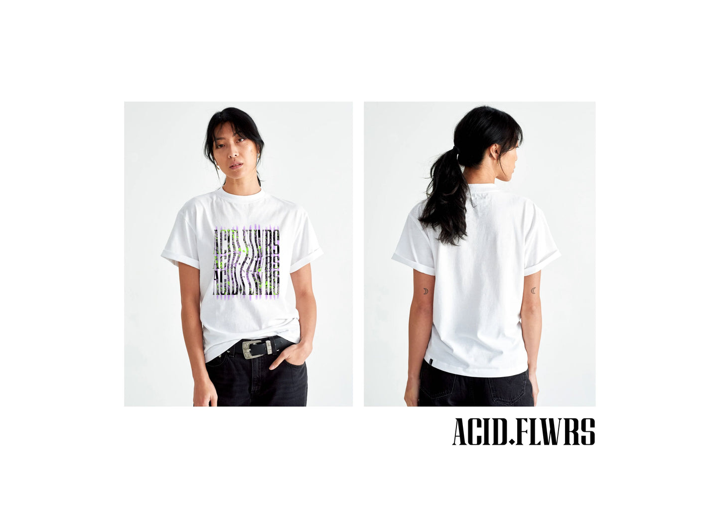 AF UNIFORM - ACID WAVE / SS / WHITE